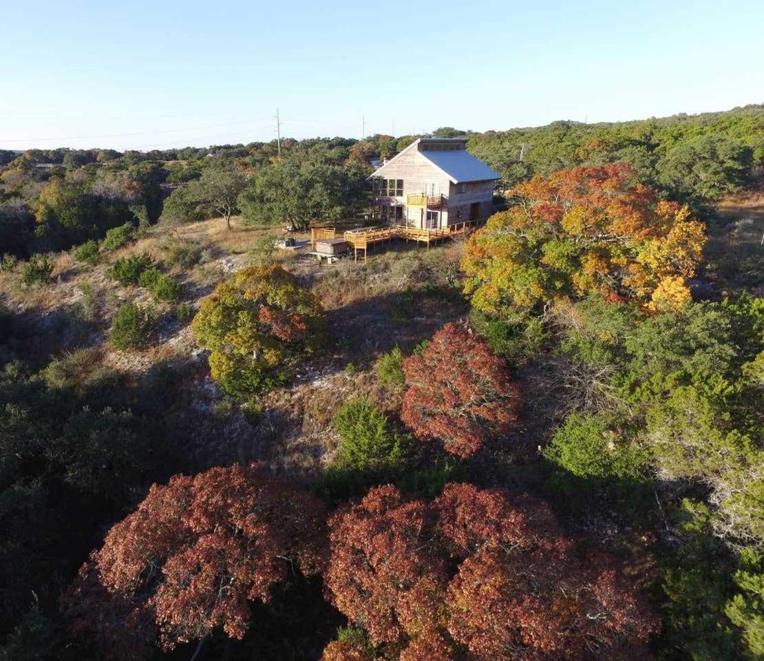 Hotel Rockin' B Ranch Bluff House Pipe Creek Exterior foto