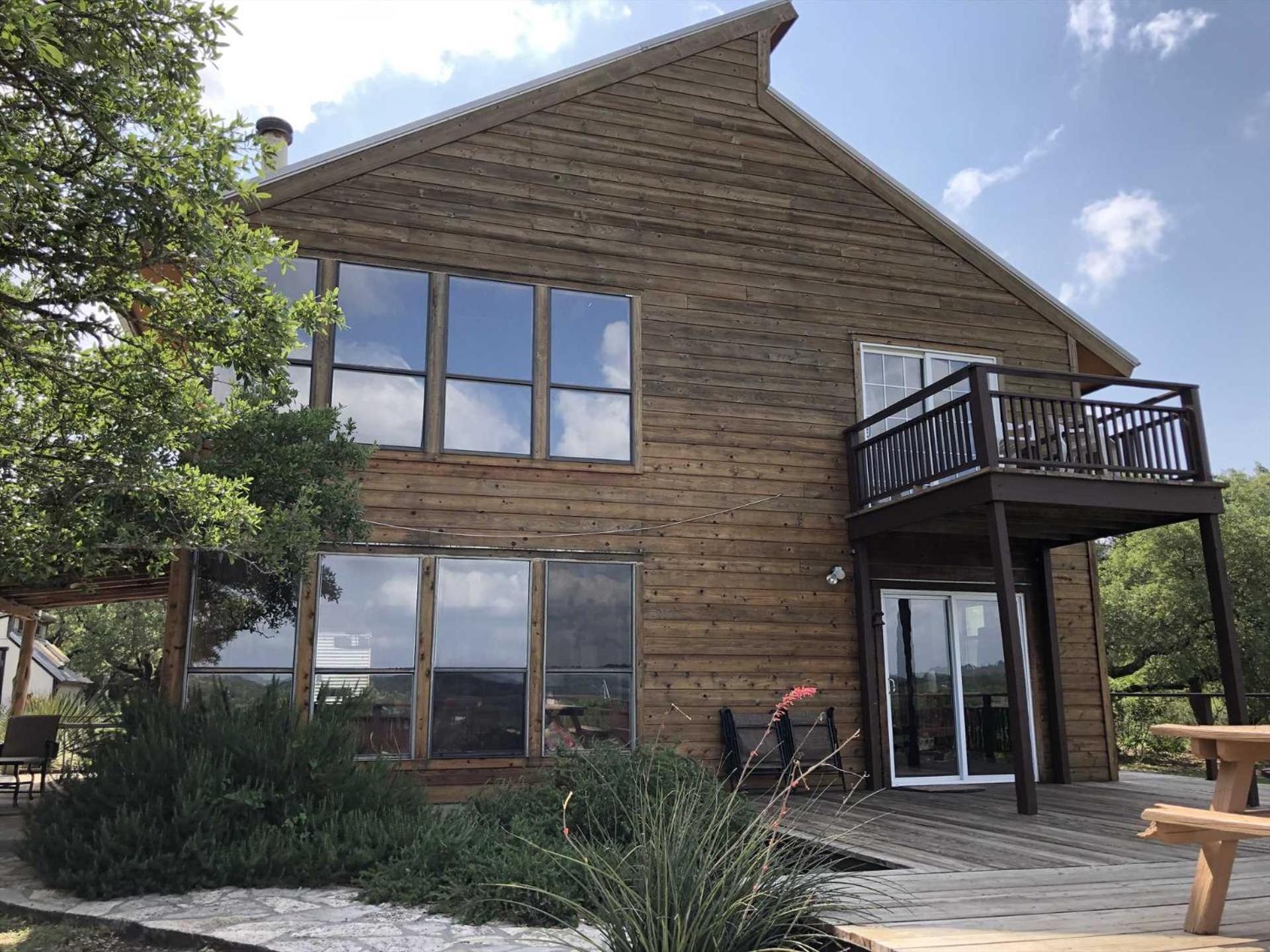 Hotel Rockin' B Ranch Bluff House Pipe Creek Exterior foto